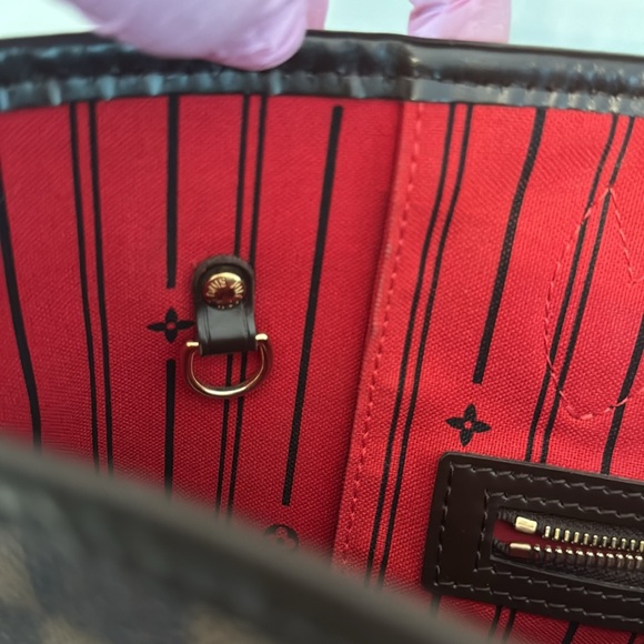Louis Vuitton Neverfull Damier MM Brown/Cherry EUC 💯Authentic - Picture 8 of 17